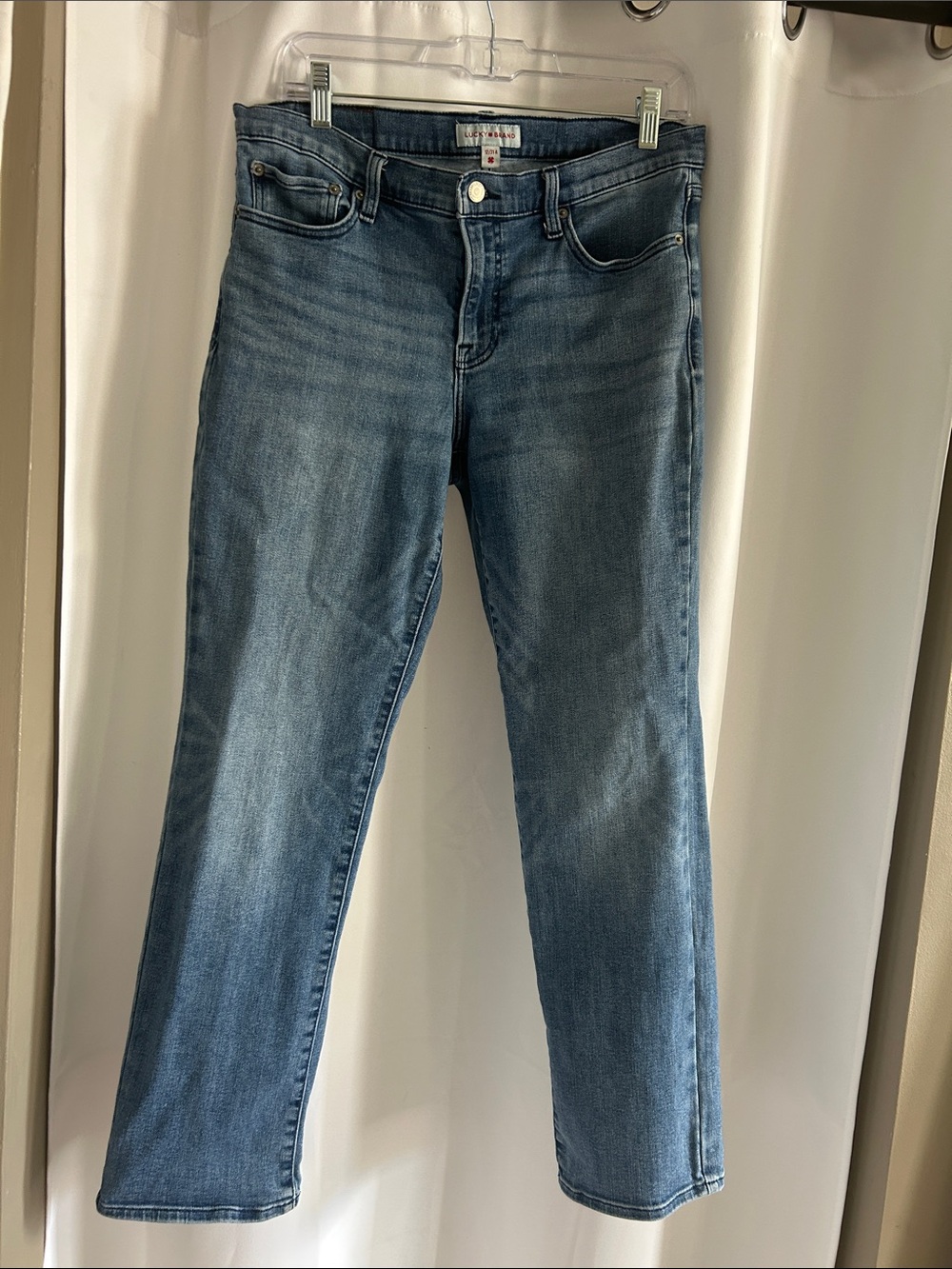 Lucky Brand Straight-Leg Women's Jeans in Medium Blue Denim